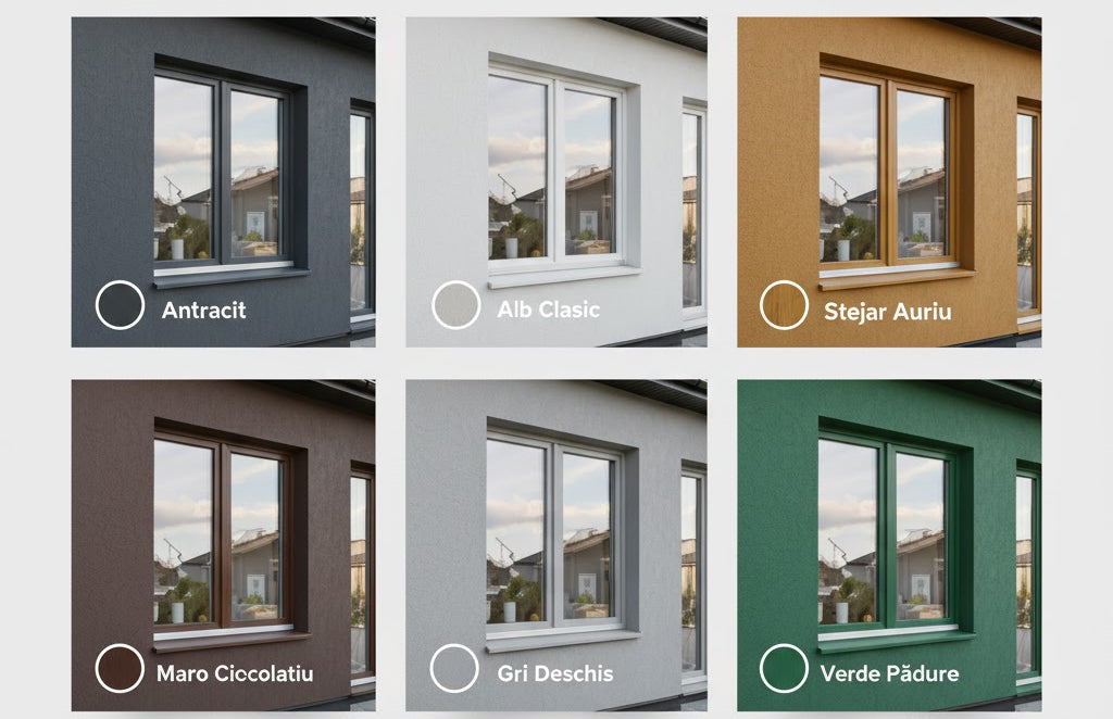 Culori pentru tâmplăria PVC: Cum să alegi nuanța potrivită pentru casa ta?