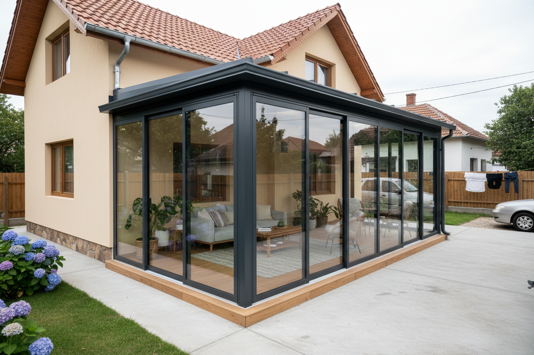 Inchidere terasa cu termopan glisant | Spatiu locuibil tot anul